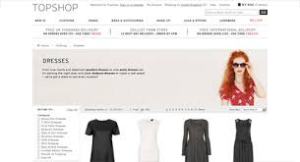 Topshop Homepage