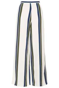 Topshop Wide Leg Striped Trousers