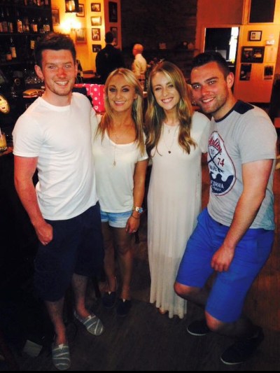 Collie, Sarah, Kev and I