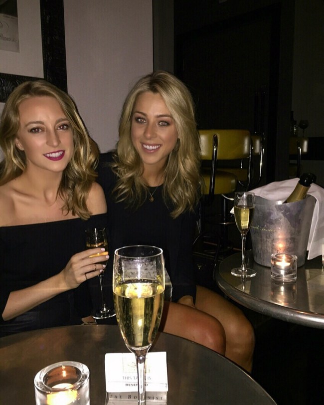 Champagne at Raffles